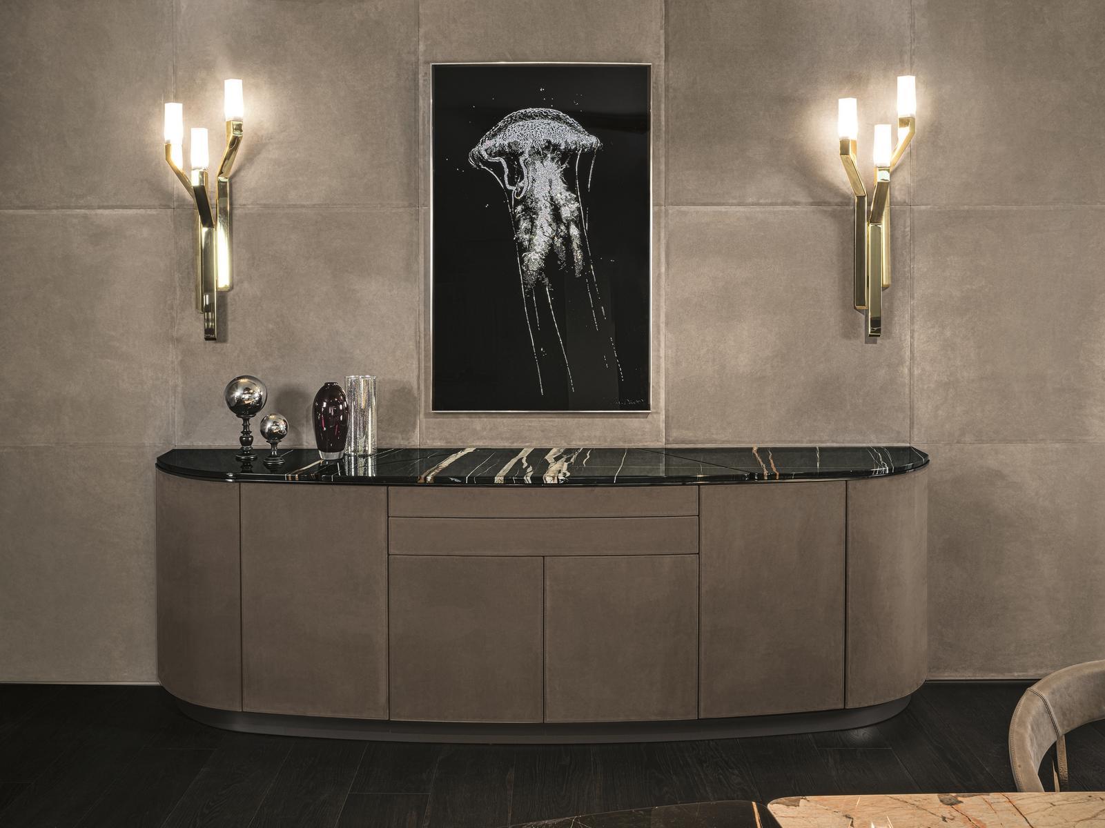KEOPE Modular metal sideboard with drawers