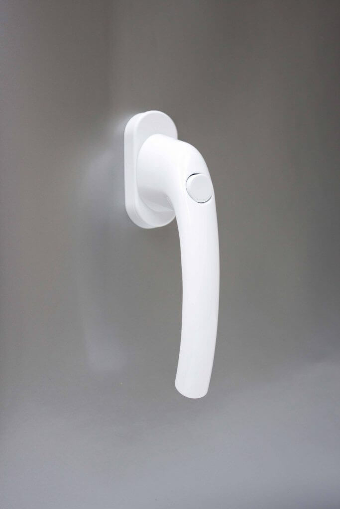 Handle with button