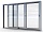 Aluminum doors